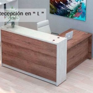 Módulo Recepción en “ L ” LEGNO APERTO(LEGNOAP 48, LEGNOAP 11)